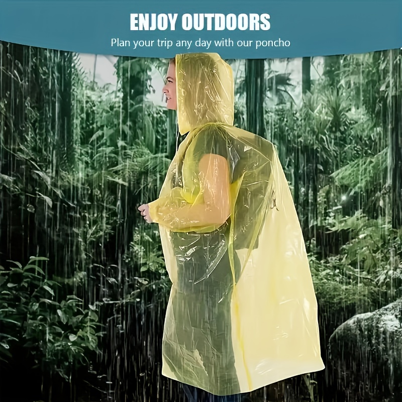 5/10 szt. Jednorazowe Wodoodpo – Emergency Poncho Rain recenzja i cena