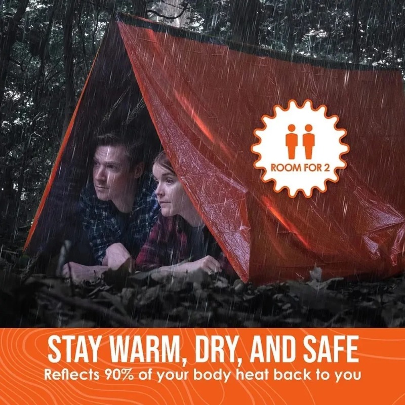 Namiot ratunkowy dla 2 osób, z – Emergency Mylar Tent recenzja i cena