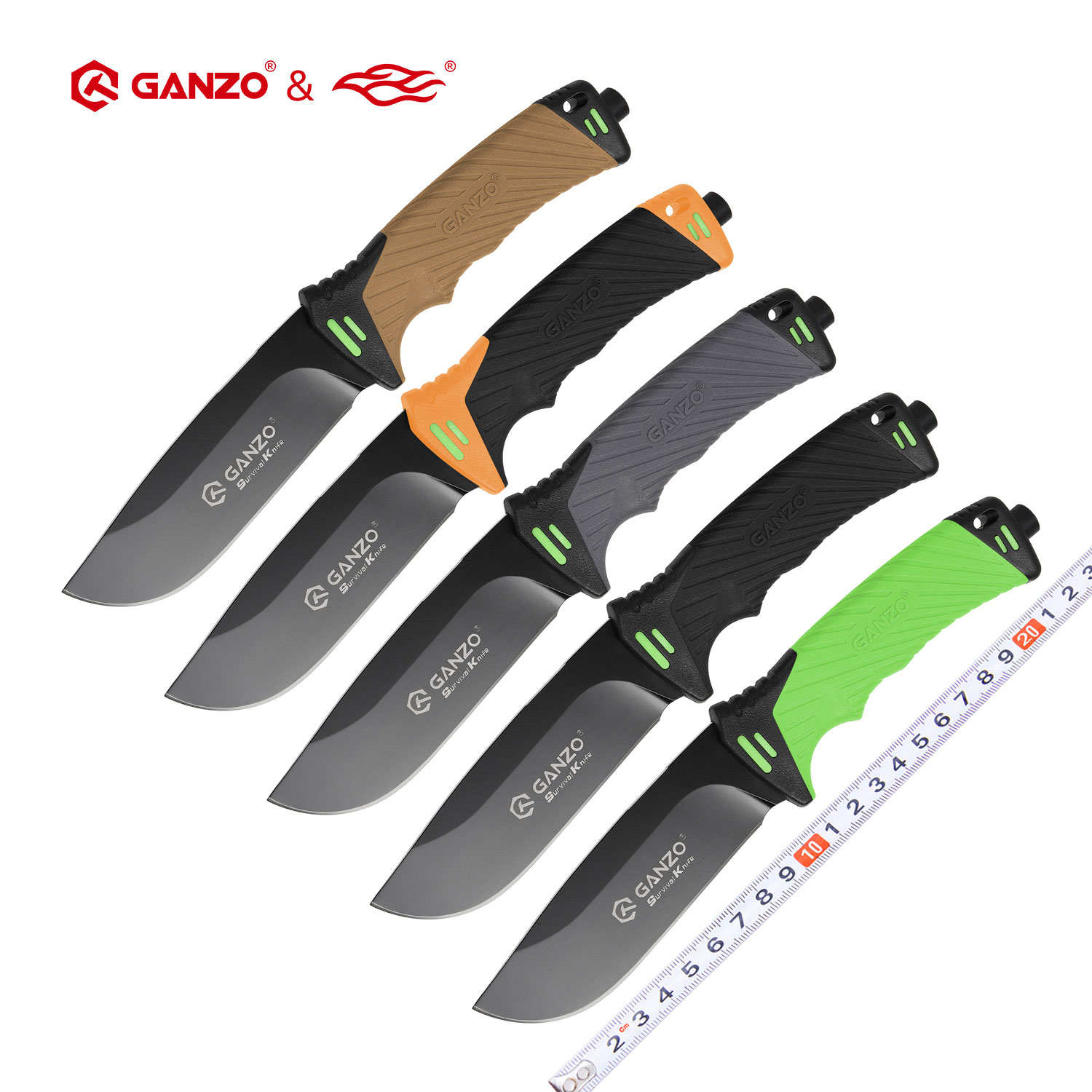 Nóż Ganzo G8012 z ostrzem stał – Bushcraft Knife Fixed recenzja i cena